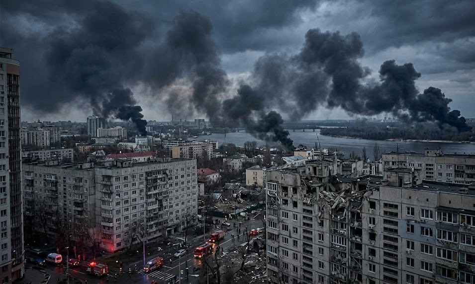 Russia Oreshnik missile attack on Kyiv 2026